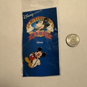 Disney‎ Mickey Mouse Illinois Pin USA